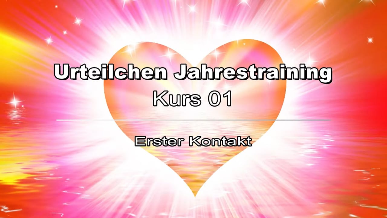 Kursstufe 01 - Erster Kontakt mit dem Urteilchen-Strahler - Klaus Jürgen Becker
