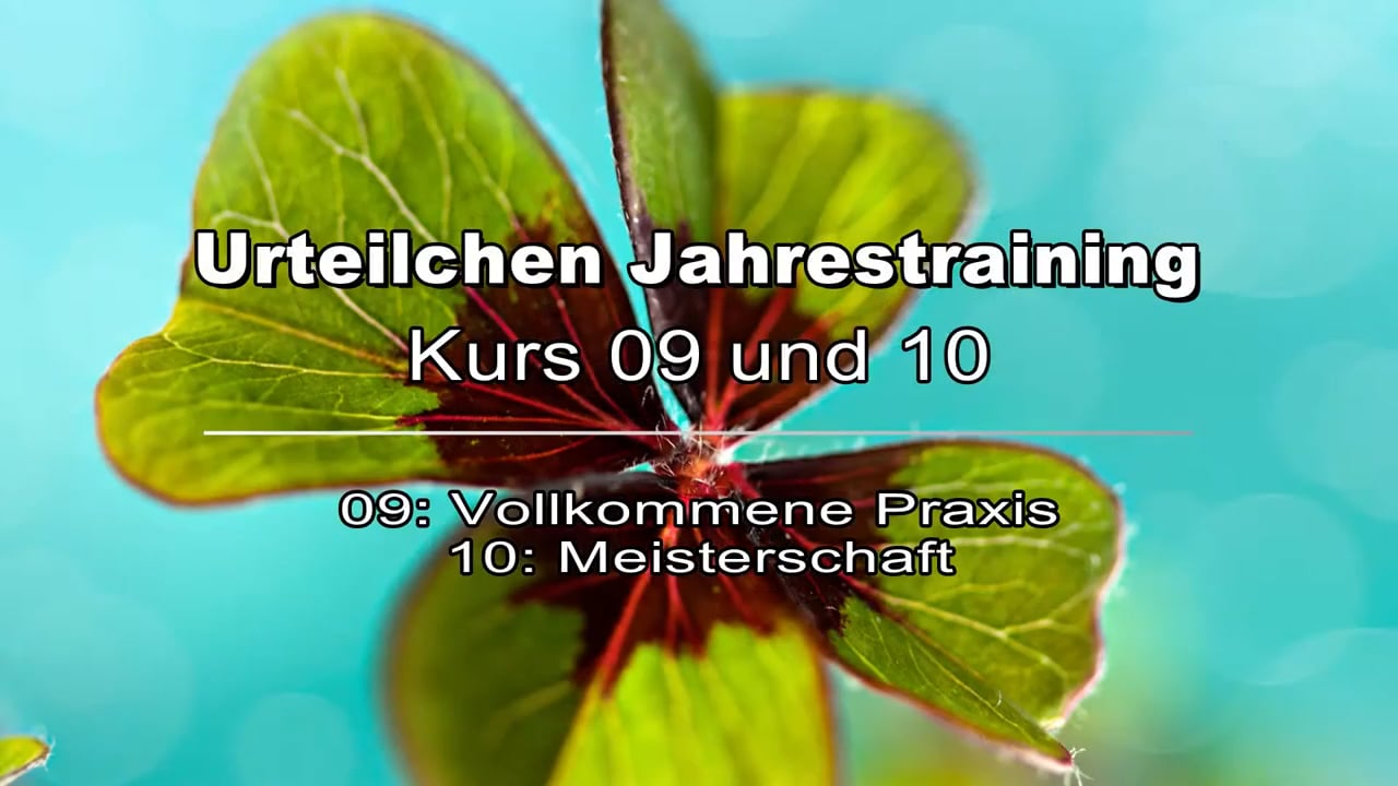 Kursstufen 09 und 10 - Praxis und Meisterschaft - Klaus Jürgen Becker